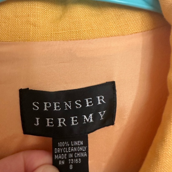 Spenser Jeremy Mustard Sleeveless Midi Dress - Picture 6 of 7